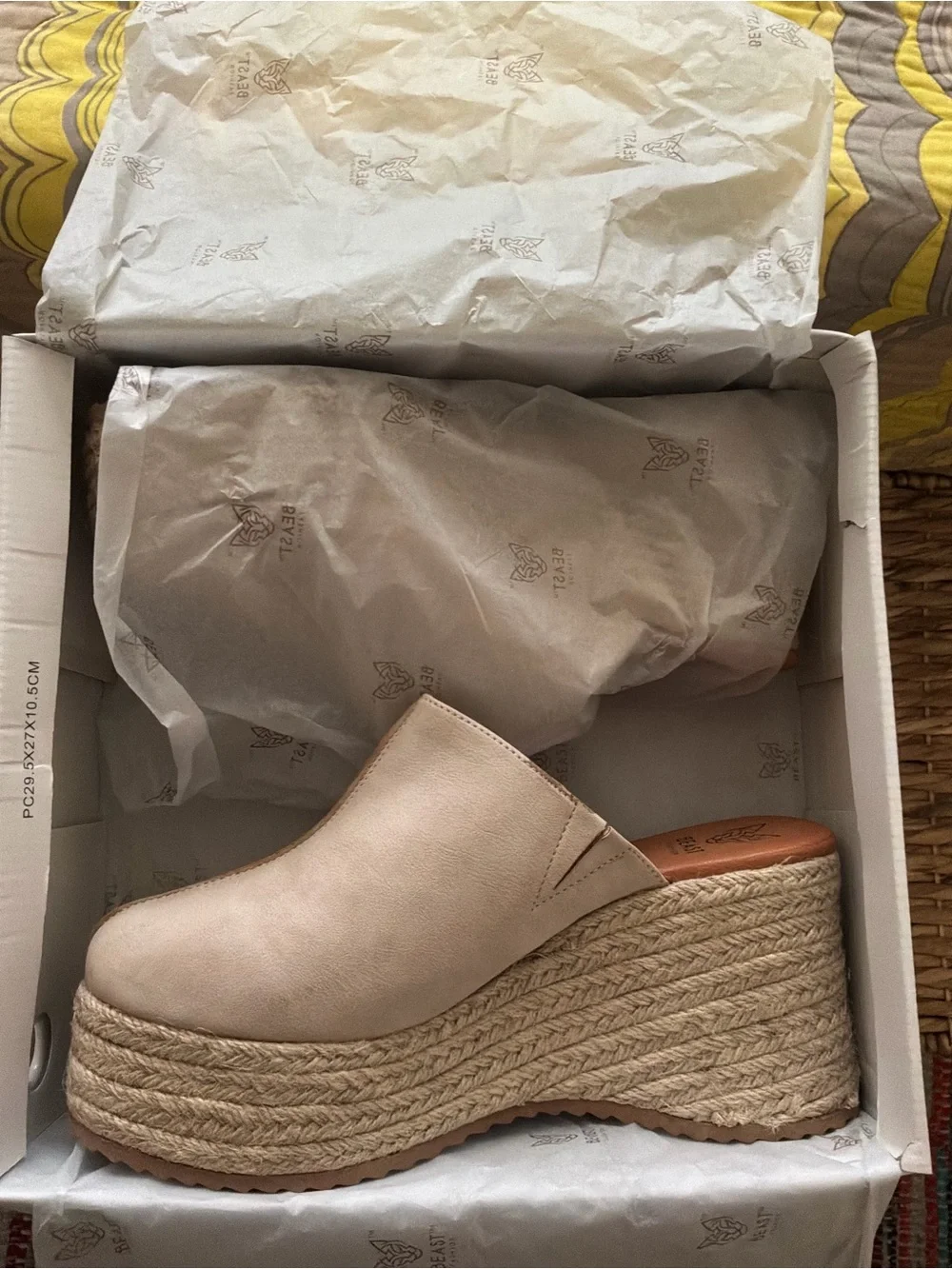 BEAST FASHION chunky espadrille